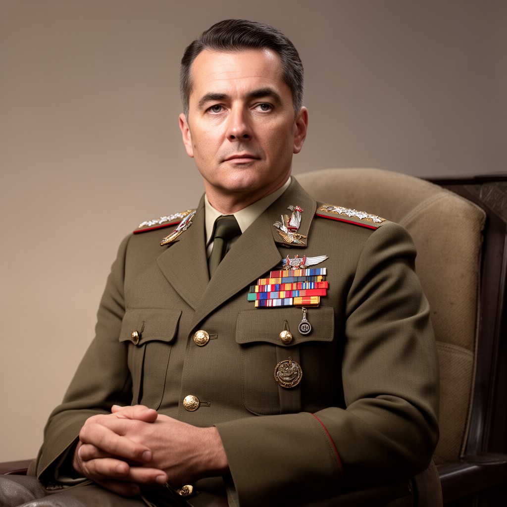 AI-generated illustration of Gheorghe Avramescu