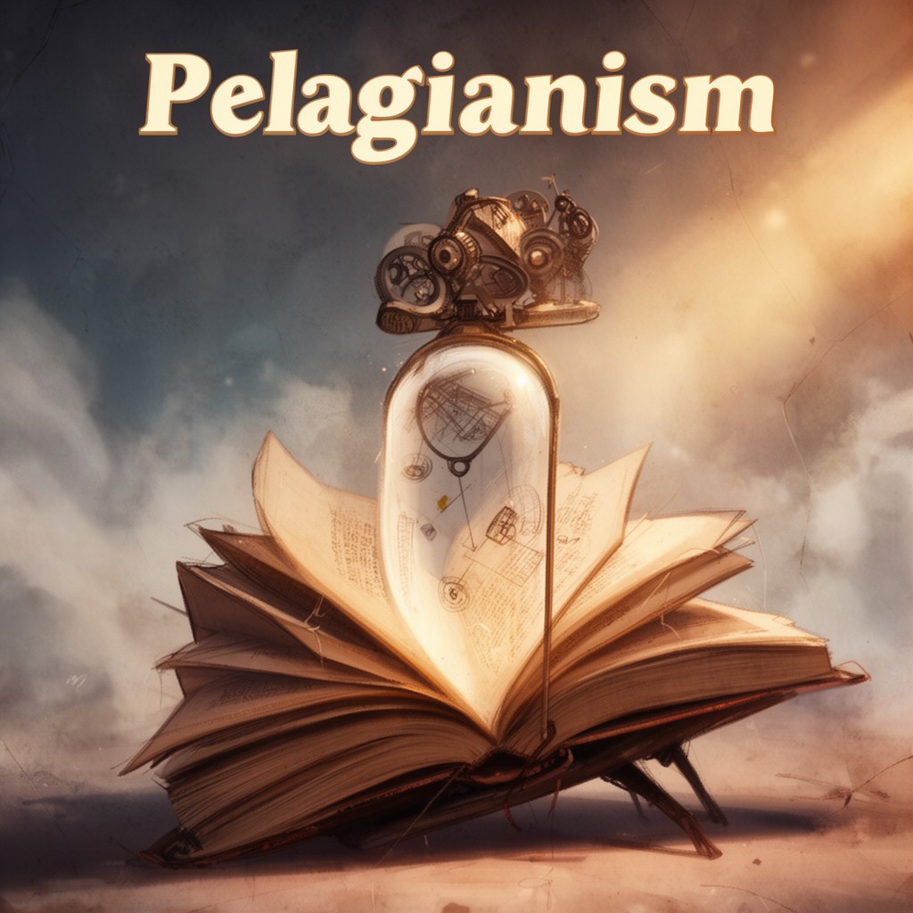 AI-generated illustration of Pelagianism