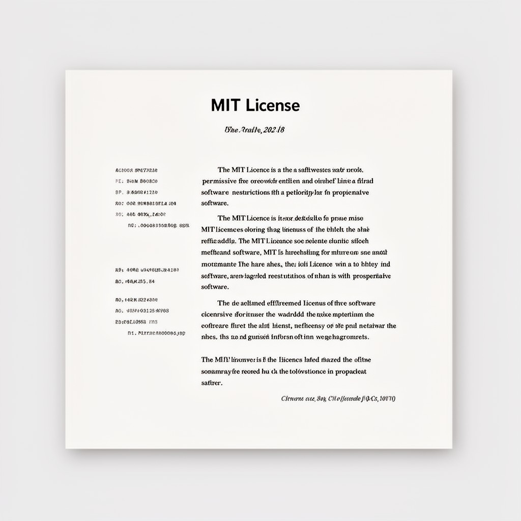 AI-generated illustration of MIT License