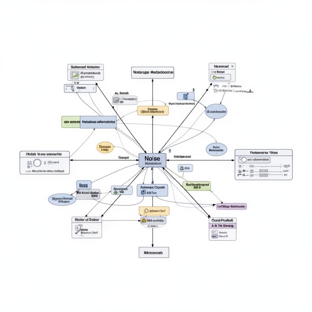 AI-generated illustration of Noise protocol framework