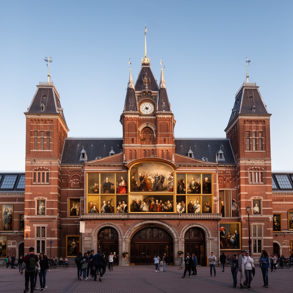 AI-generated illustration of Rijksmuseum