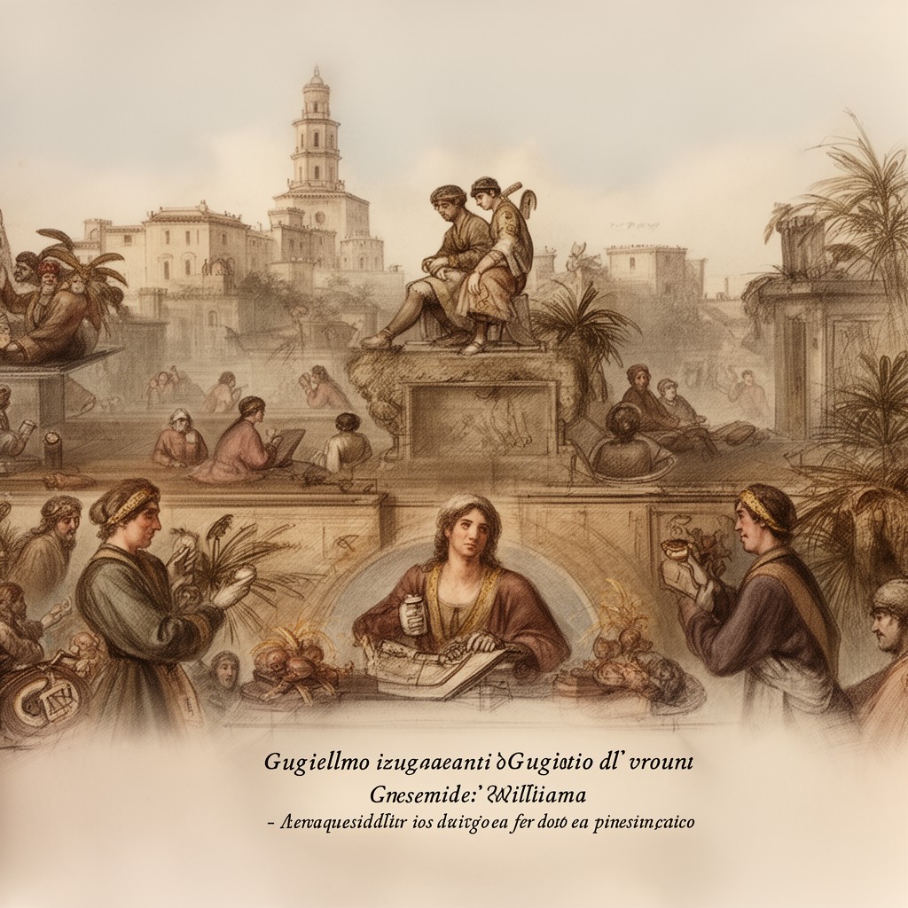 AI-generated illustration of Guglielmo