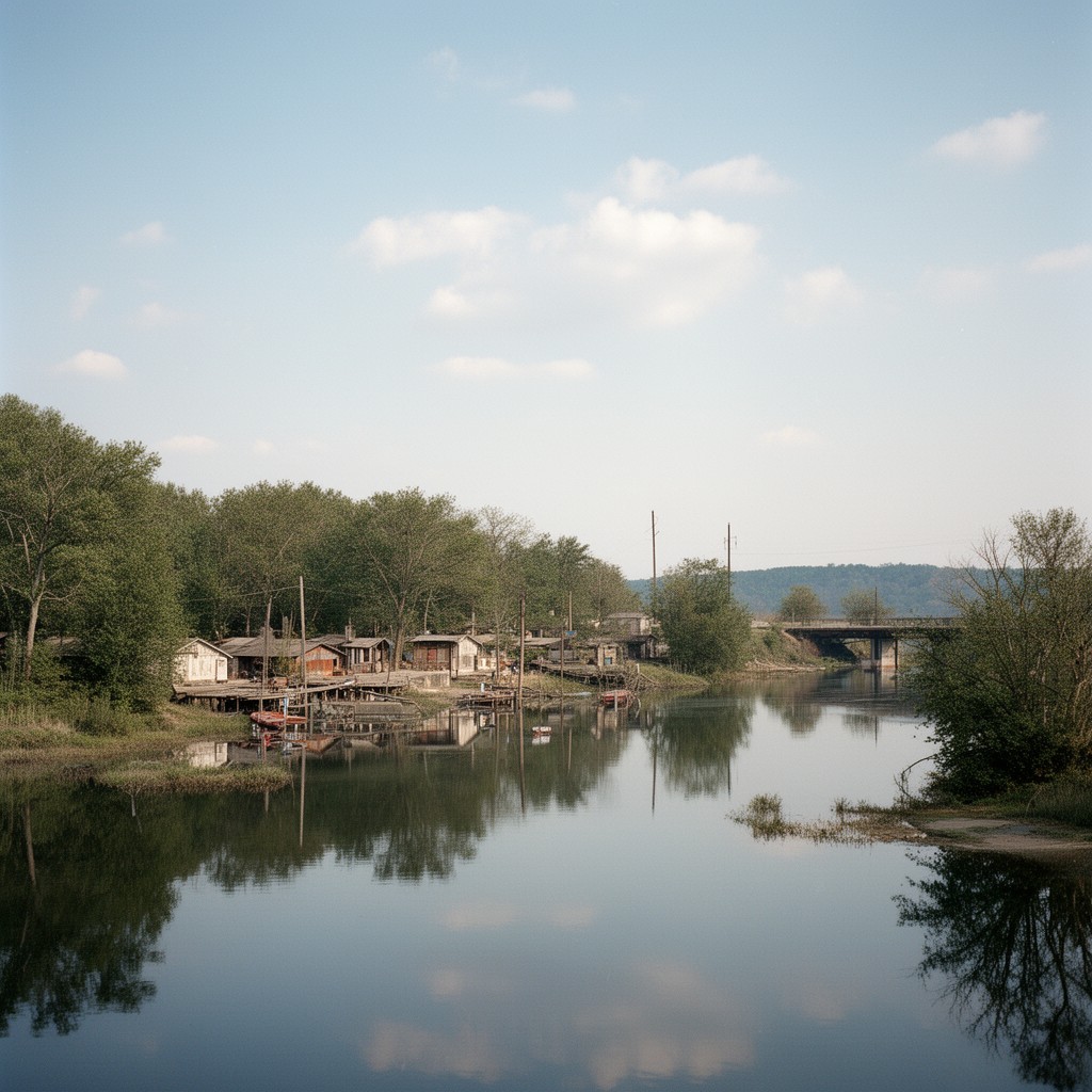AI-generated illustration of Oologah, Indian Territory, United States