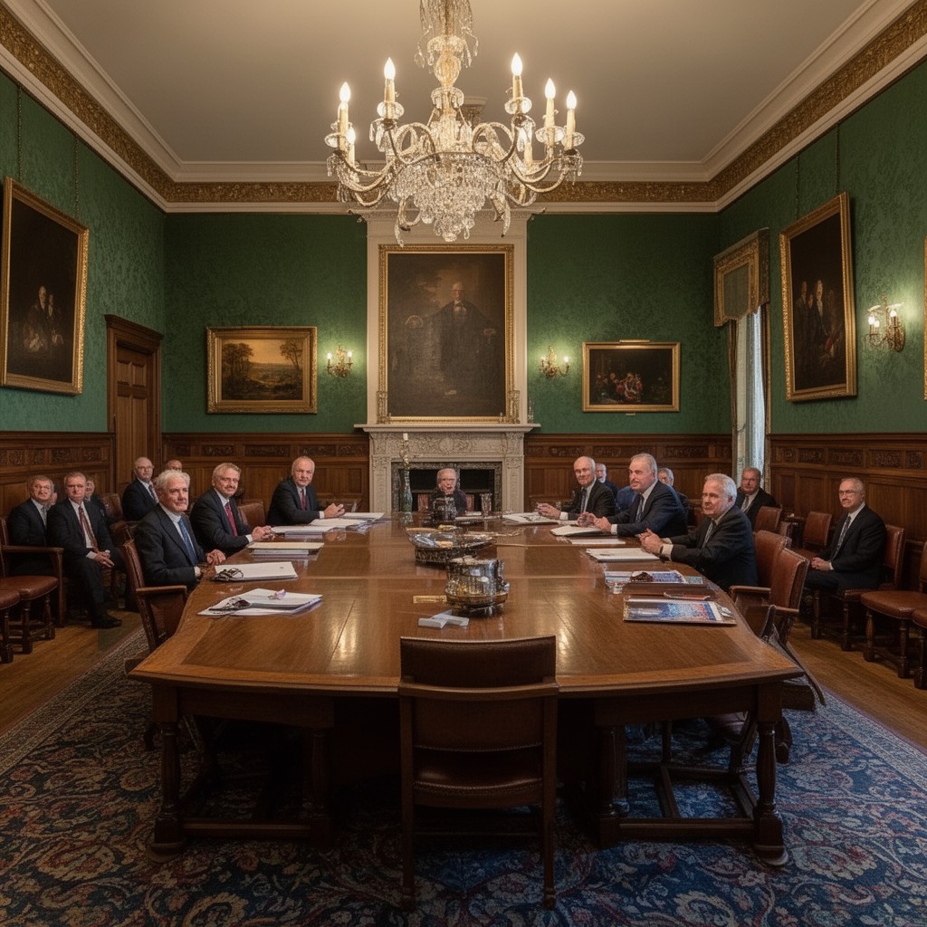 AI-generated illustration of Cabinet Room