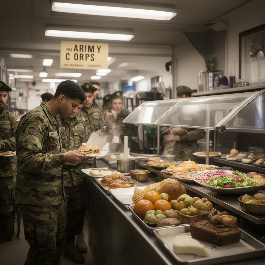 AI-generated illustration of Army Catering Corps