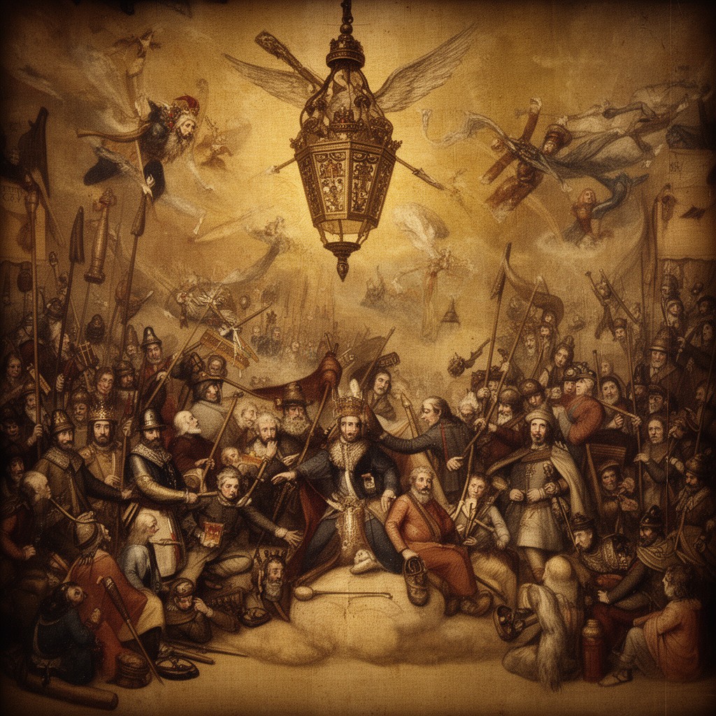 AI-generated illustration of Catholic Monarchy