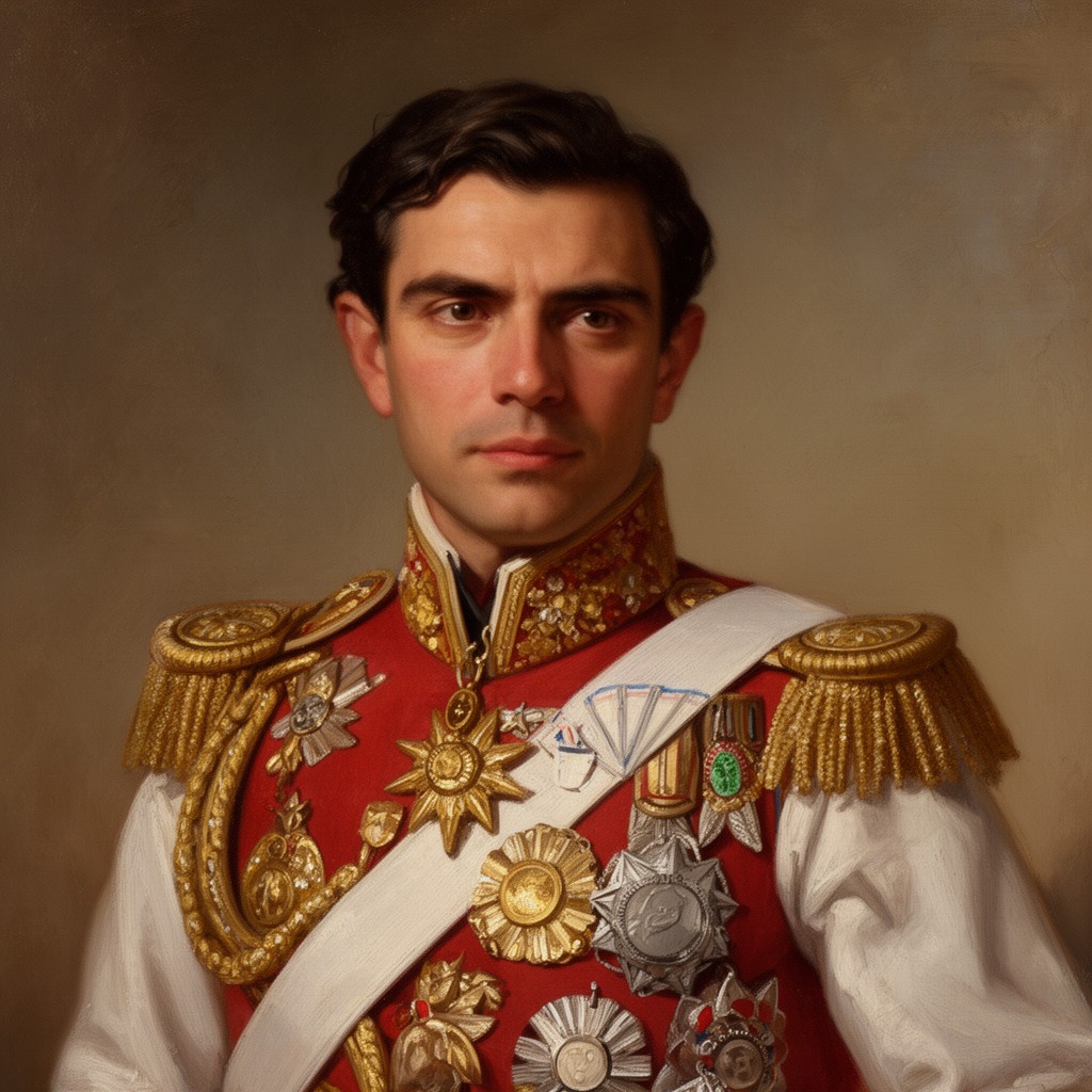 AI-generated illustration of Commander-in-Chief, Madras Army