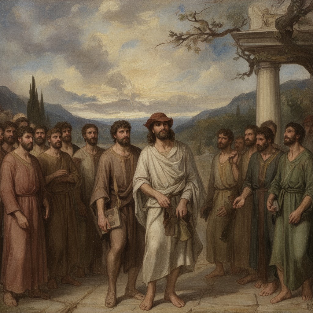 AI-generated illustration of Joseph and His Brothers