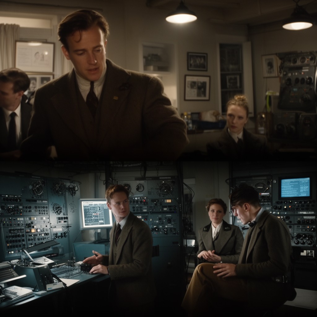 AI-generated illustration of The Imitation Game