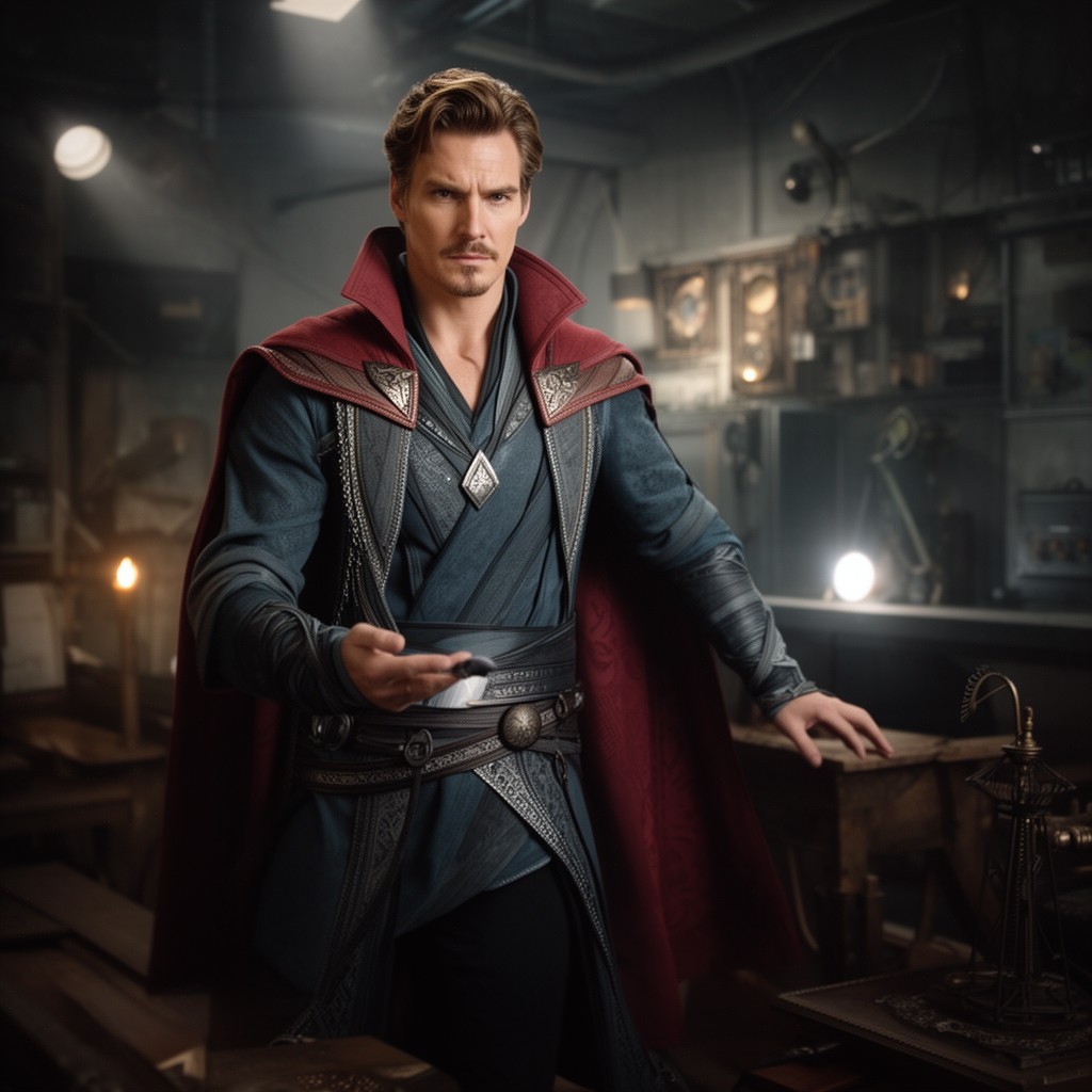 AI-generated illustration of Doctor Stephen Strange