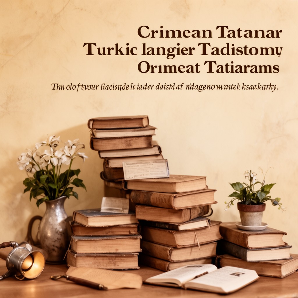 AI-generated illustration of Crimean Tatar language