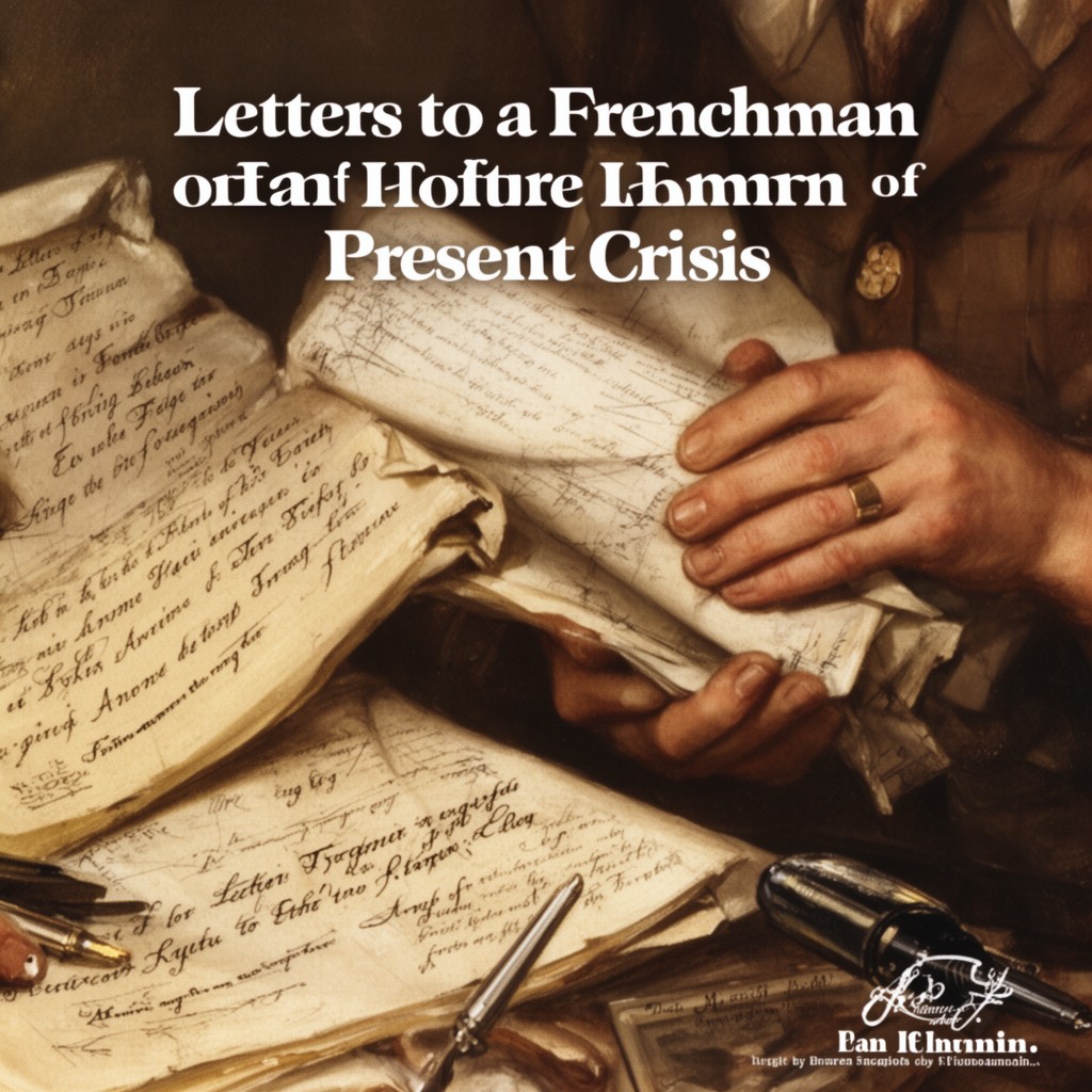 AI-generated illustration of Letters to a Frenchman on the Present Crisis