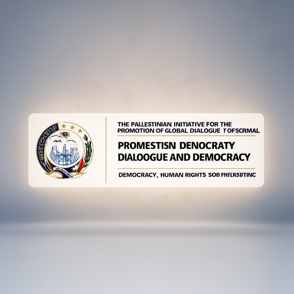 AI-generated illustration of The Palestinian Initiative for the Promotion of Global Dialogue and Democracy