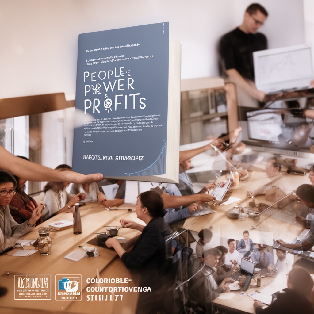AI-generated illustration of People, Power, and Profits