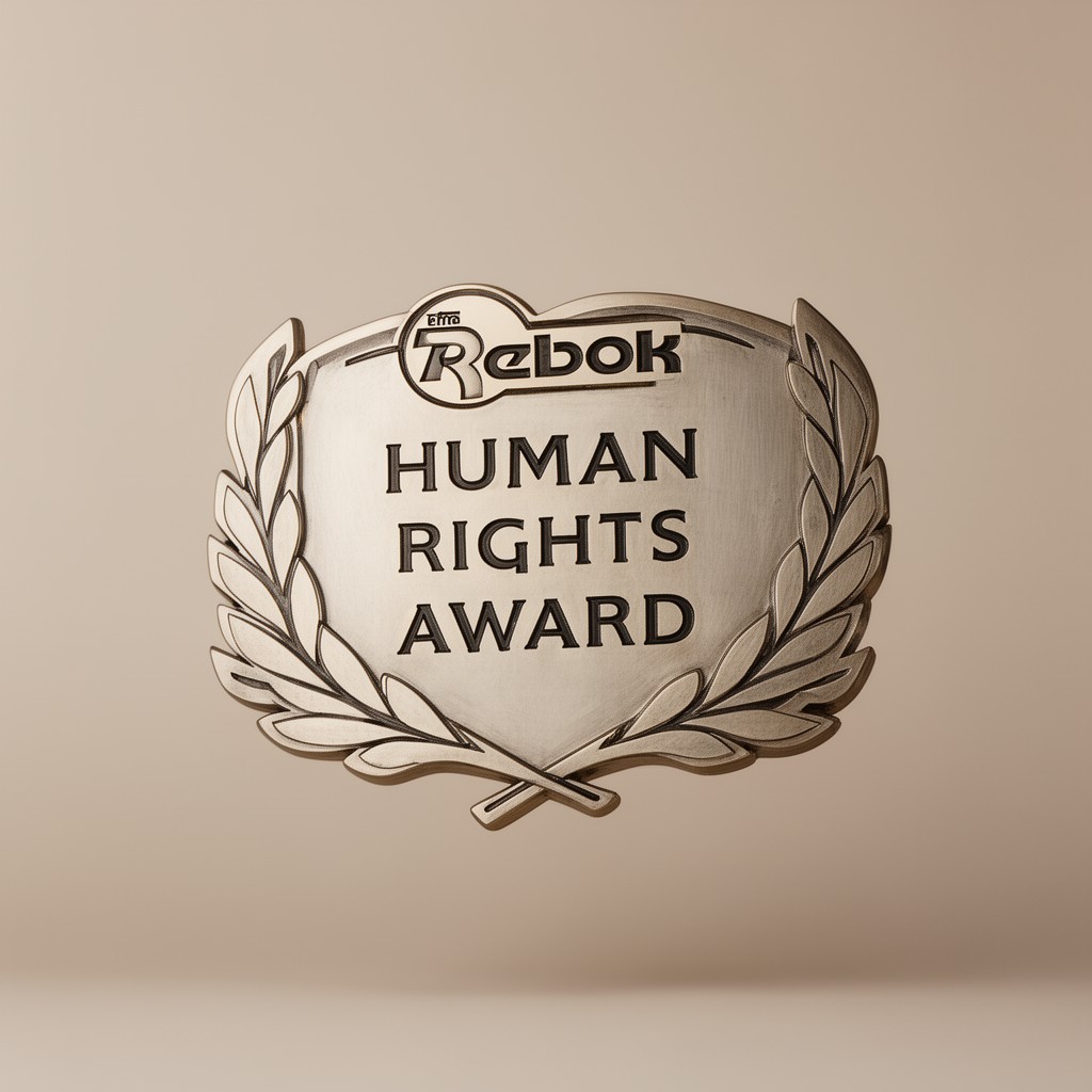 AI-generated illustration of Reebok Human Rights Award