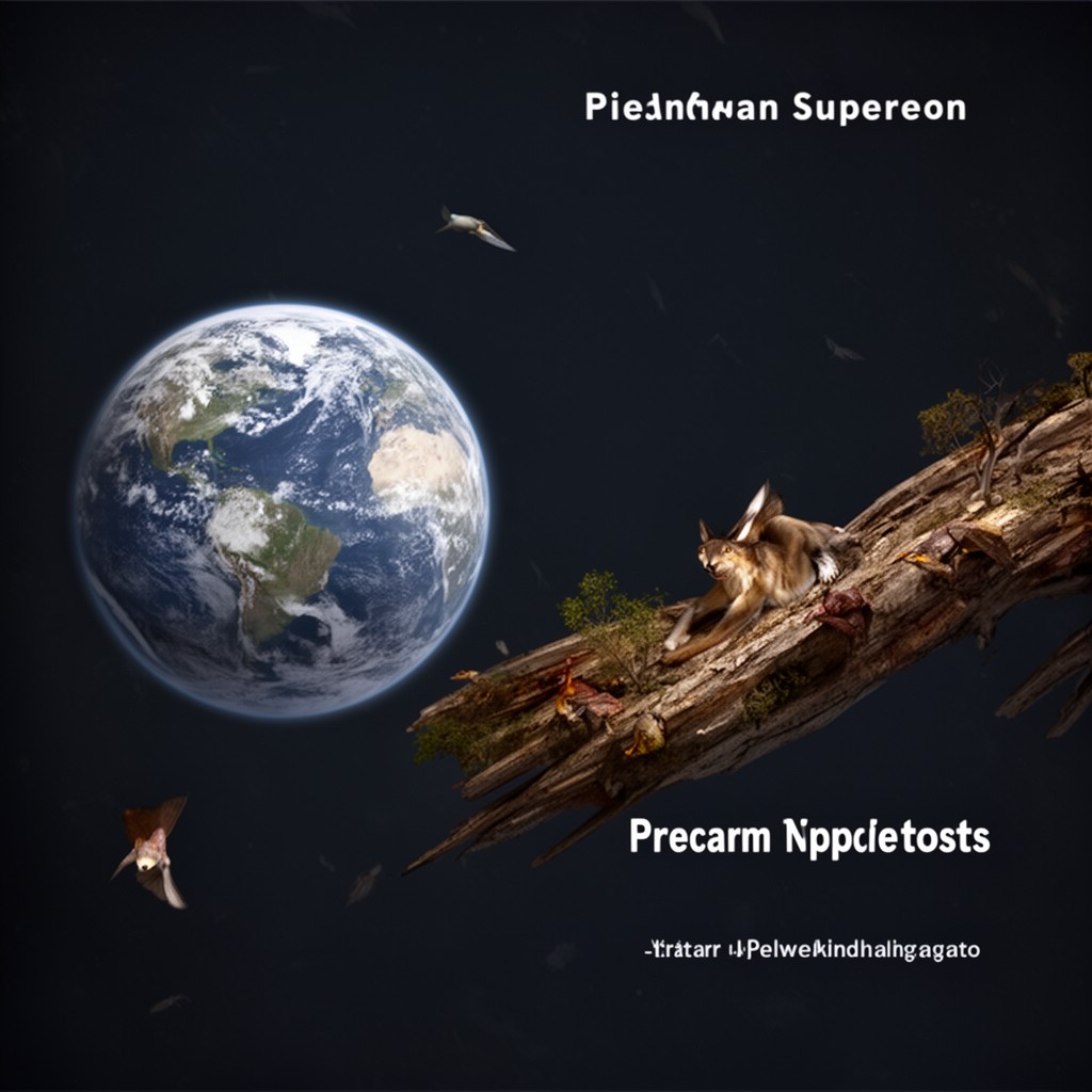 AI-generated illustration of Precambrian Supereon