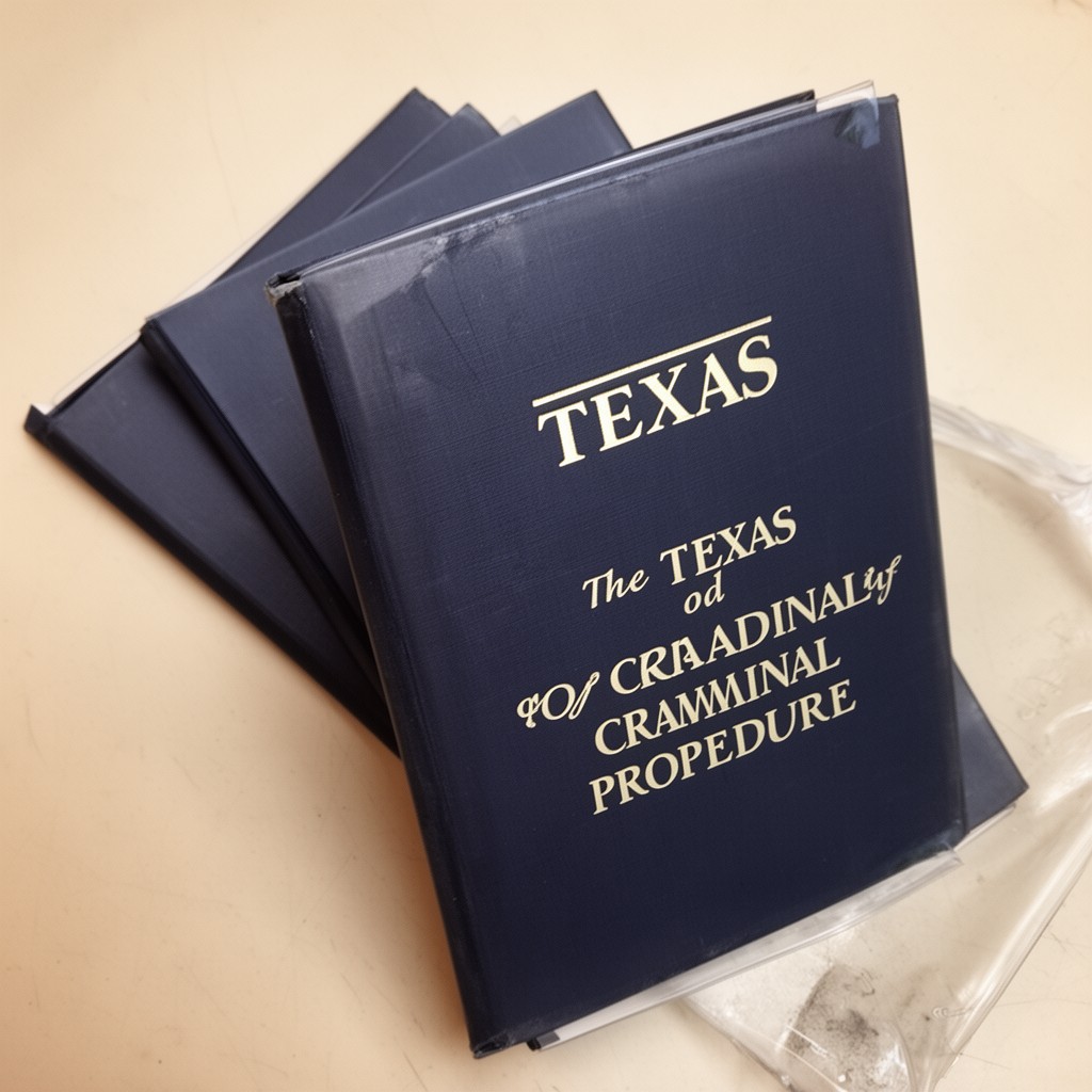 AI-generated illustration of Texas Code of Criminal Procedure