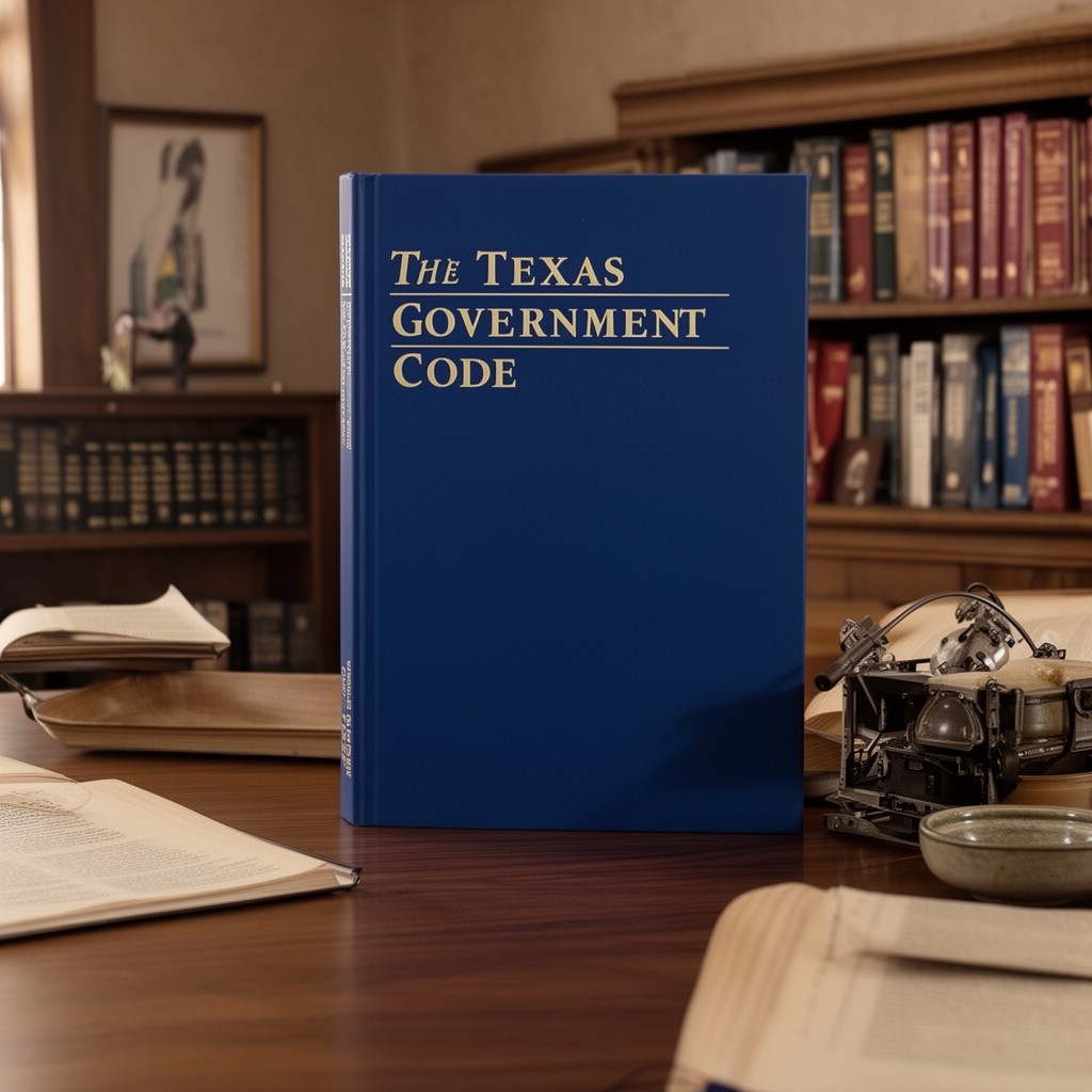 AI-generated illustration of Texas Government Code