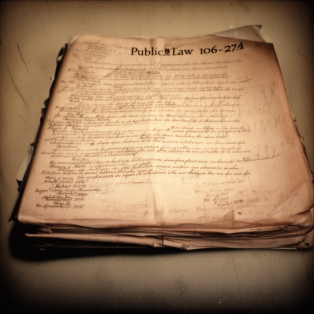 AI-generated illustration of Public Law 106-274