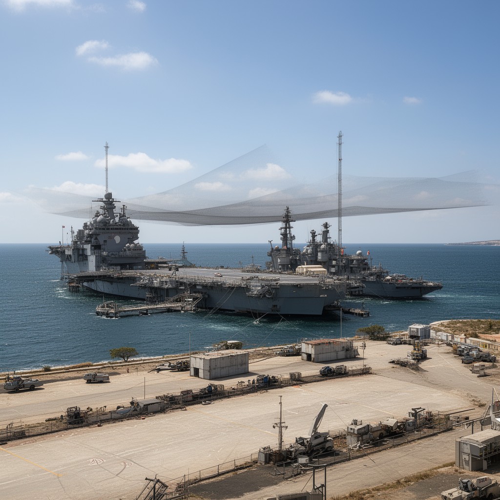 AI-generated illustration of Rota Naval Base