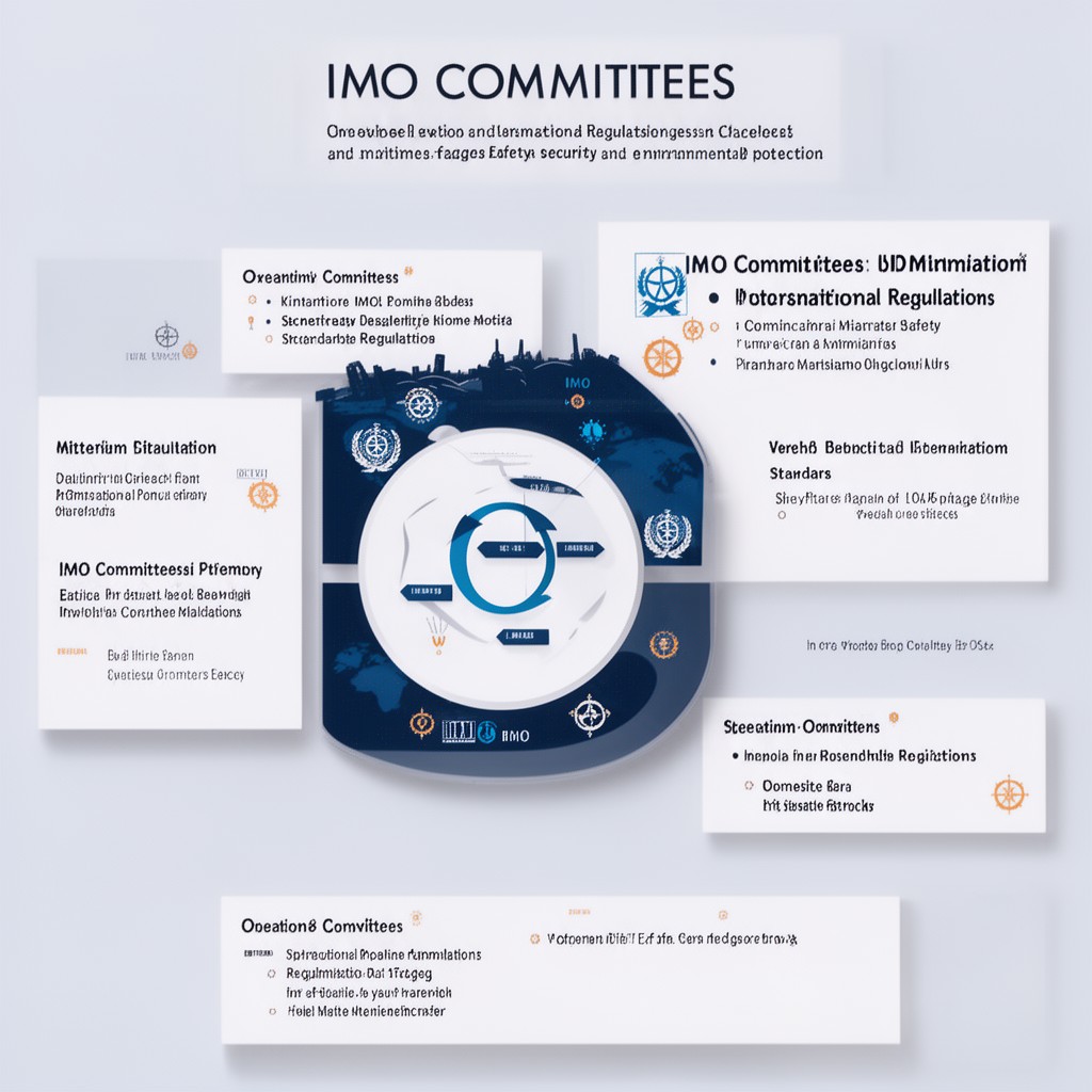 AI-generated illustration of IMO Committees
