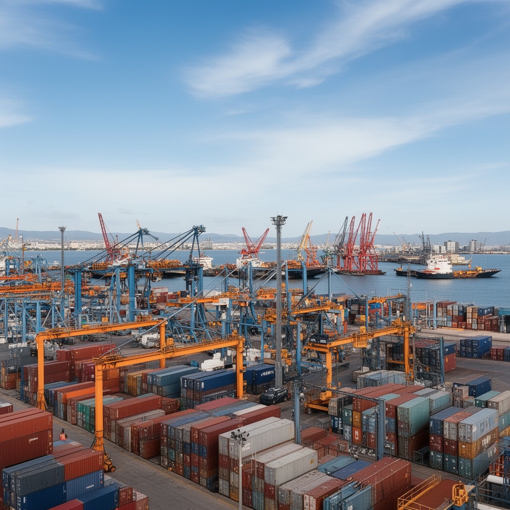 AI-generated illustration of Port Facility Security Assessment