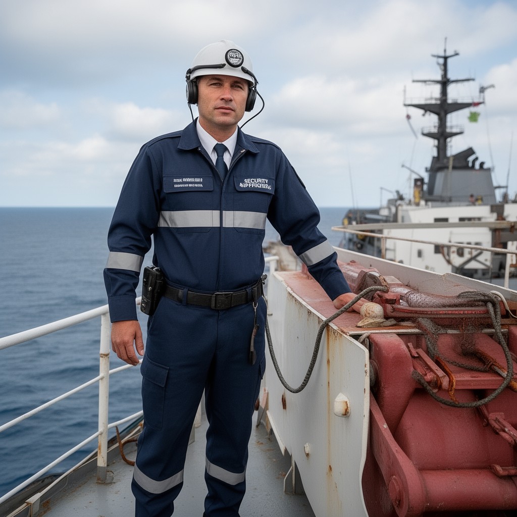 AI-generated illustration of Ship Security Officer