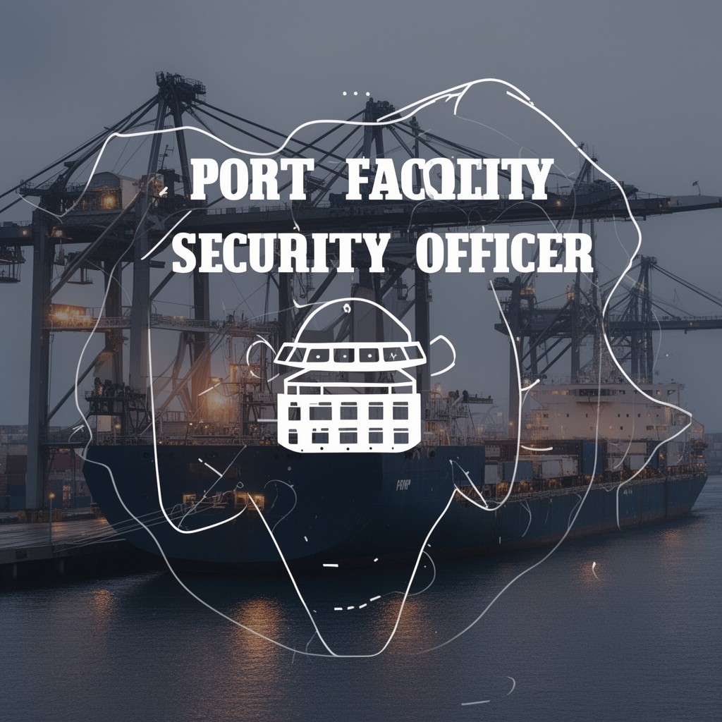 AI-generated illustration of Port Facility Security Officer