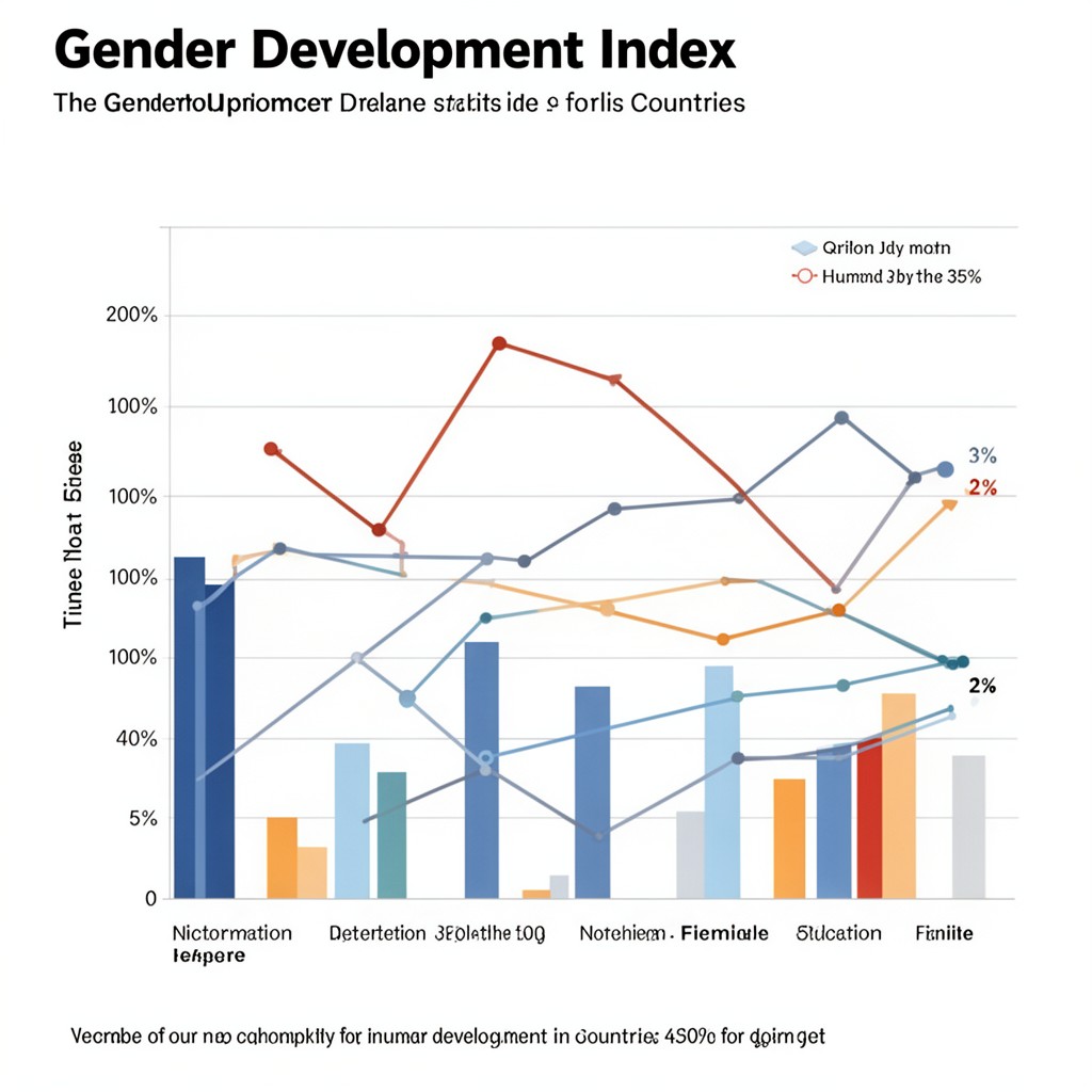 AI-generated illustration of Gender Development Index