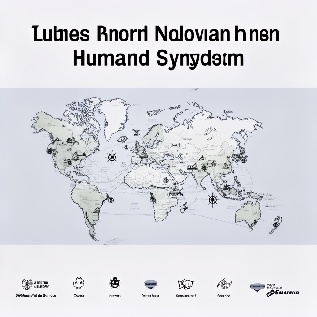 AI-generated illustration of United Nations human rights system