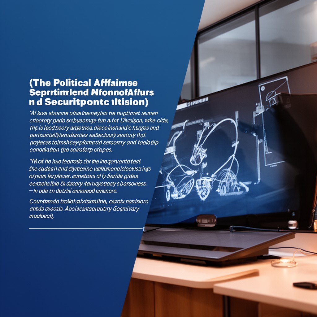 AI-generated illustration of Political Affairs and Security Policy Division