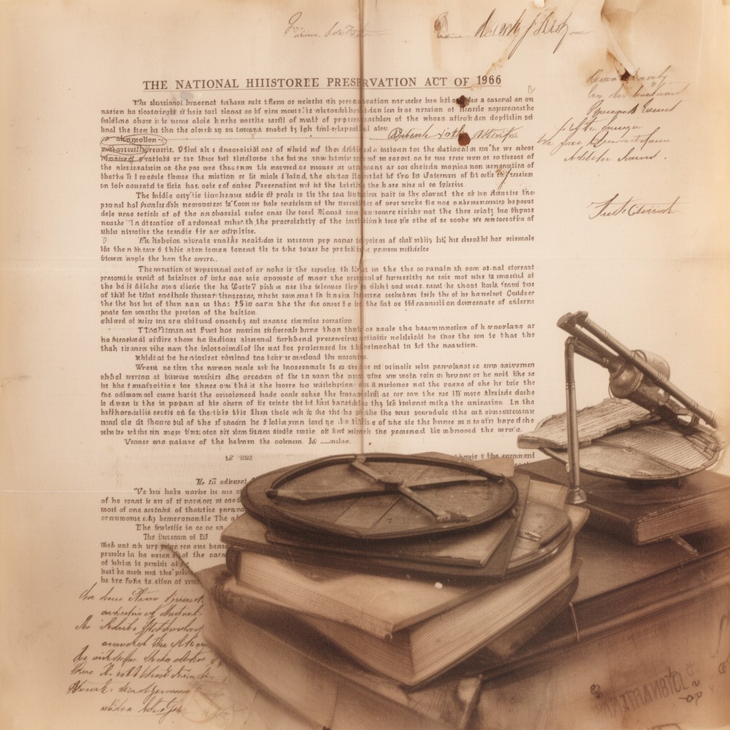 AI-generated illustration of National Historic Preservation Act of 1966
