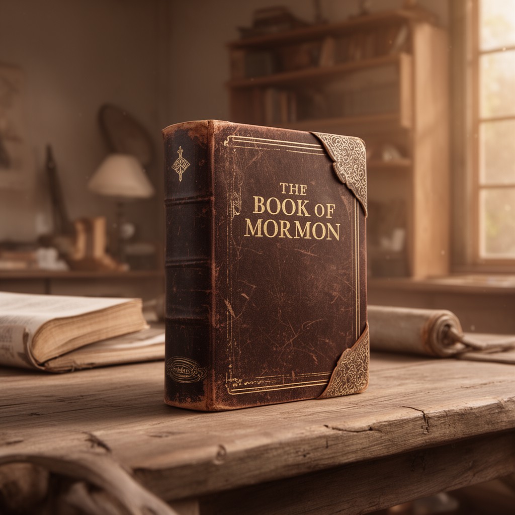 AI-generated illustration of Book of Mormon