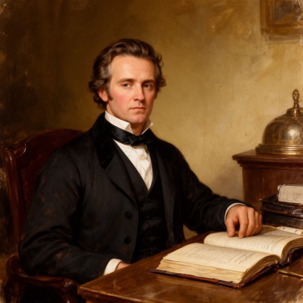 AI-generated illustration of Joseph Smith