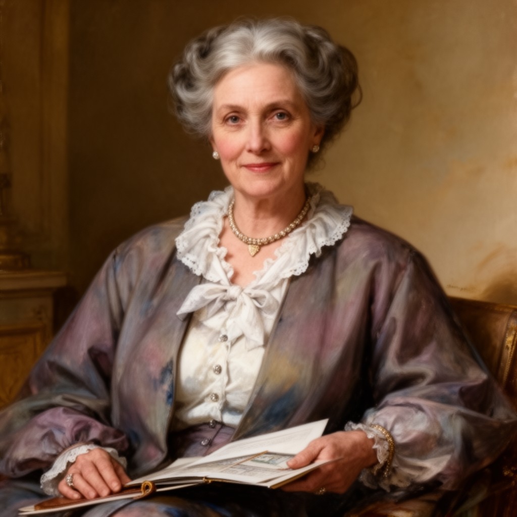 AI-generated illustration of Ethel du Pont