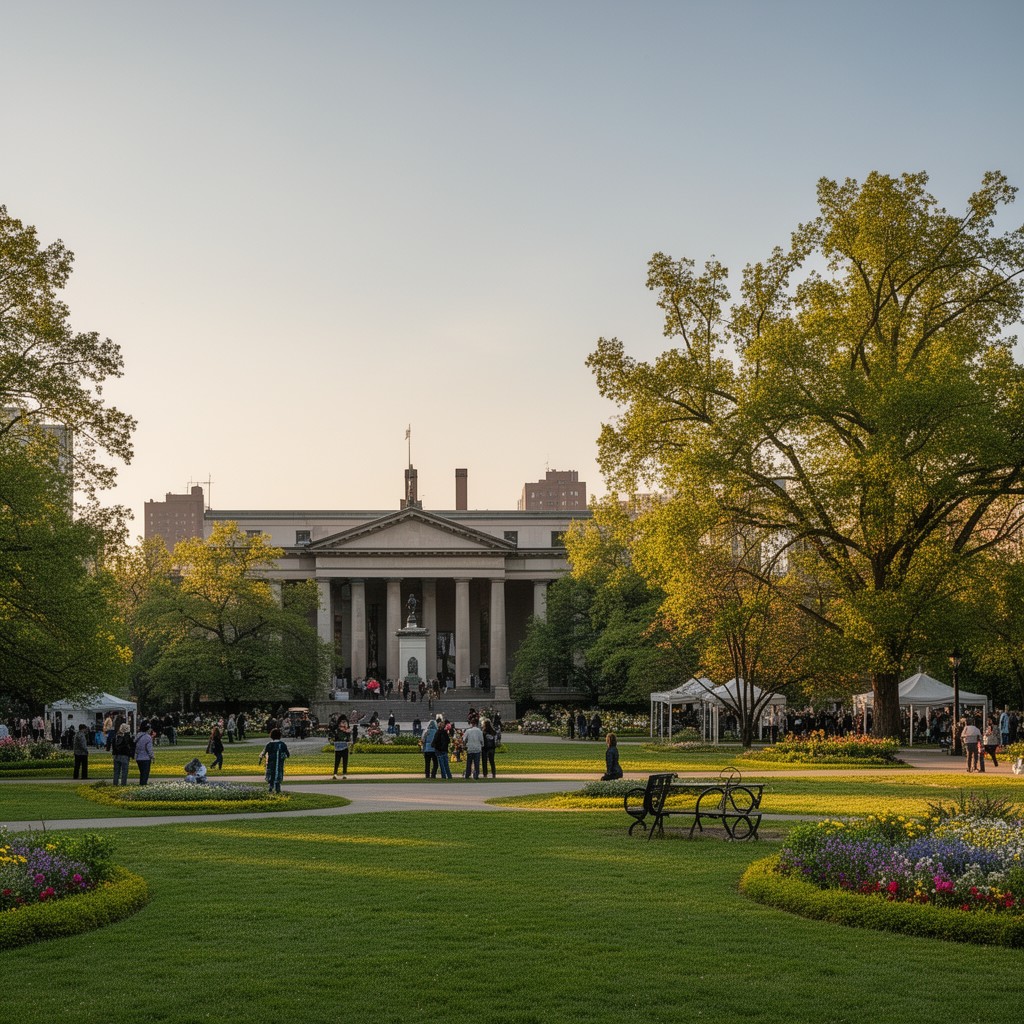 AI-generated illustration of Washington Park