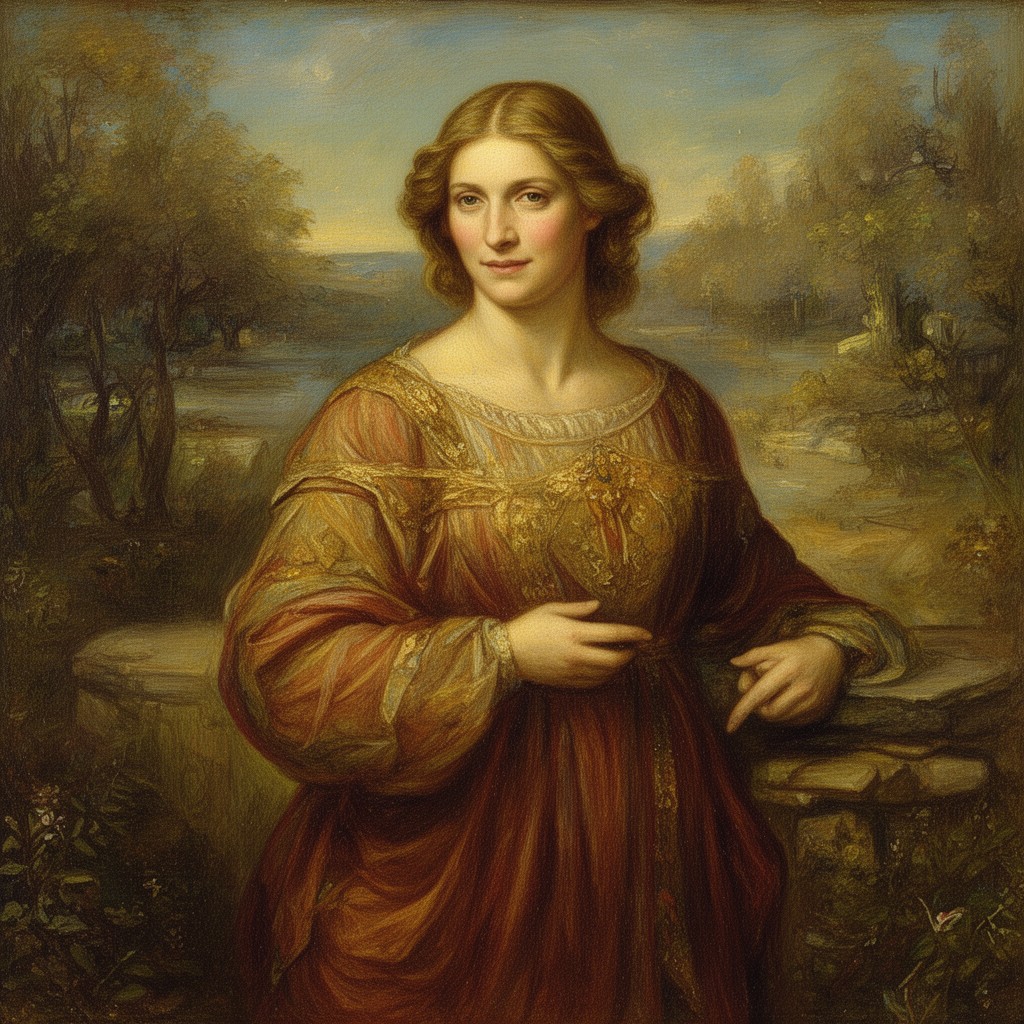 AI-generated illustration of Beata Beatrix