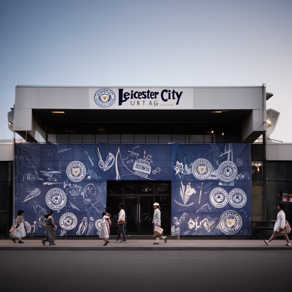 AI-generated illustration of Leicester City F.C.