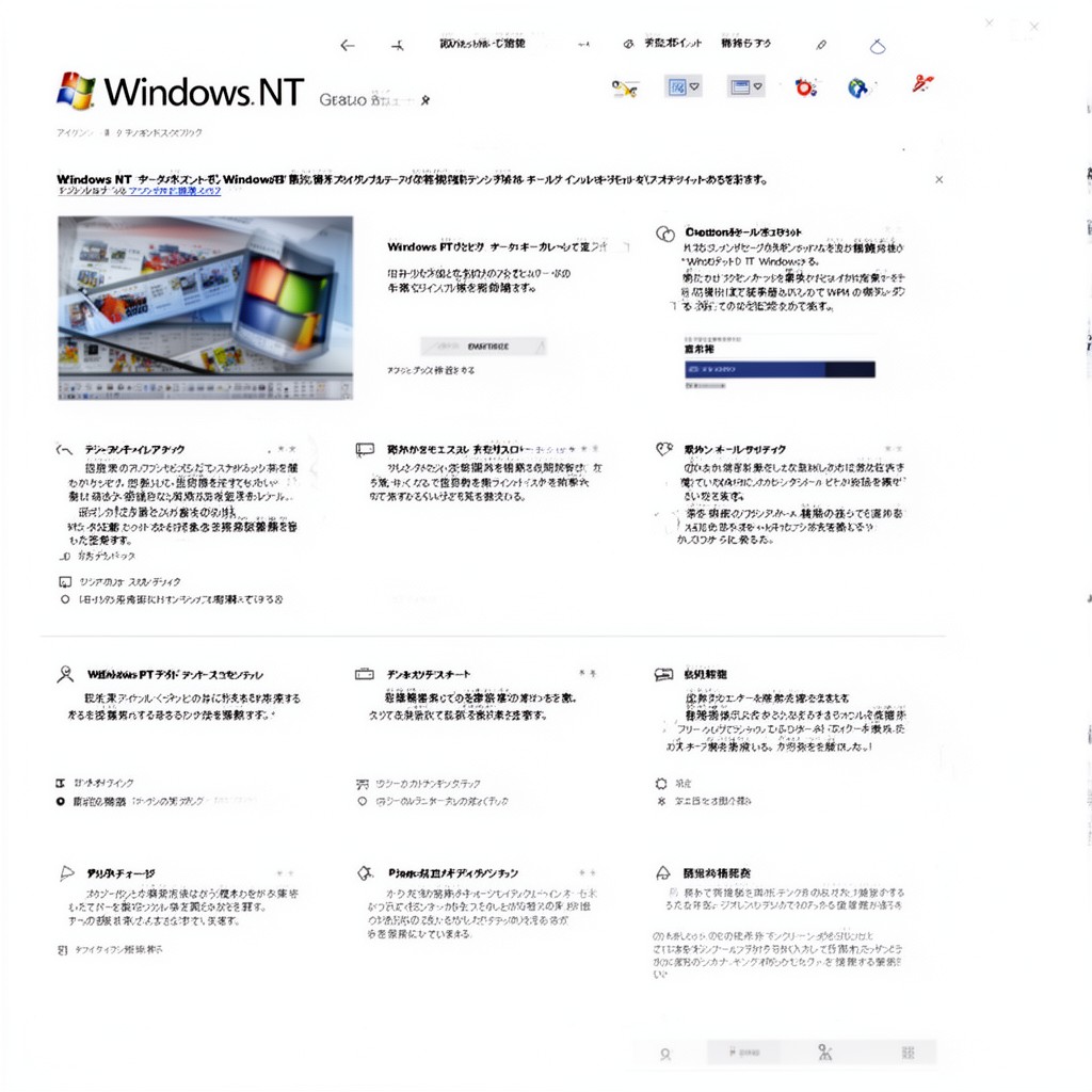 AI-generated illustration of Windows NT
