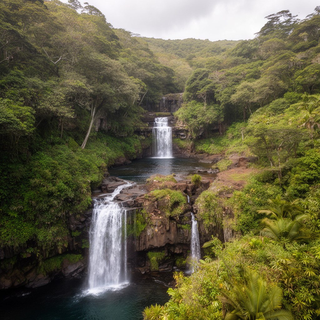 AI-generated illustration of ʻOheʻo Gulch