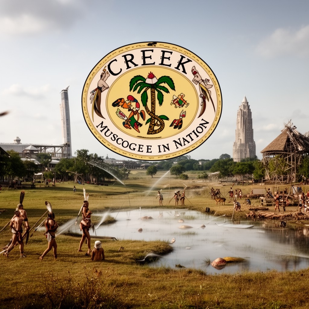 AI-generated illustration of Creek (Muscogee) Nation