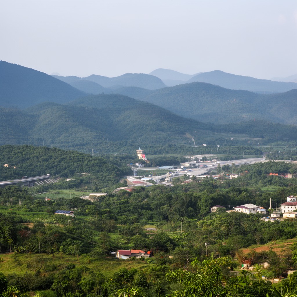 AI-generated illustration of Sóc Sơn District