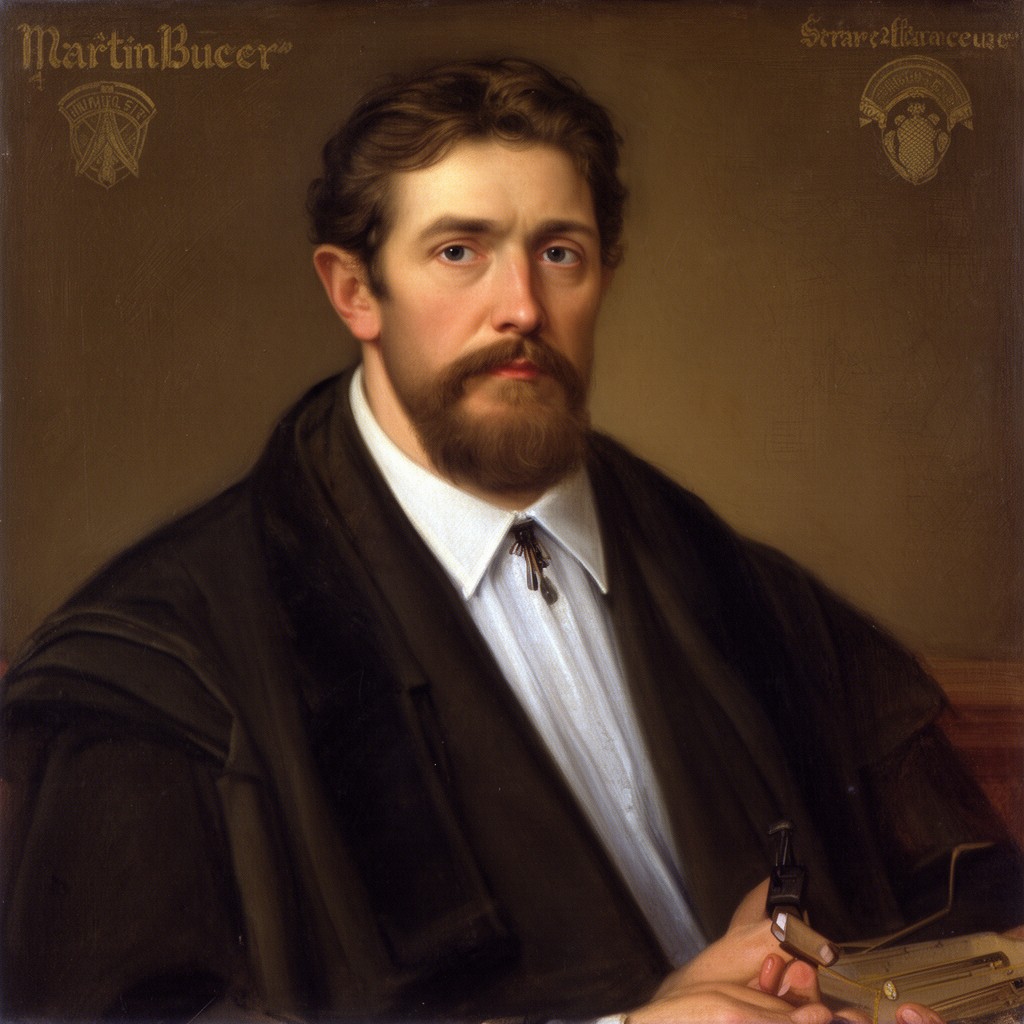 AI-generated illustration of Martin Bucer