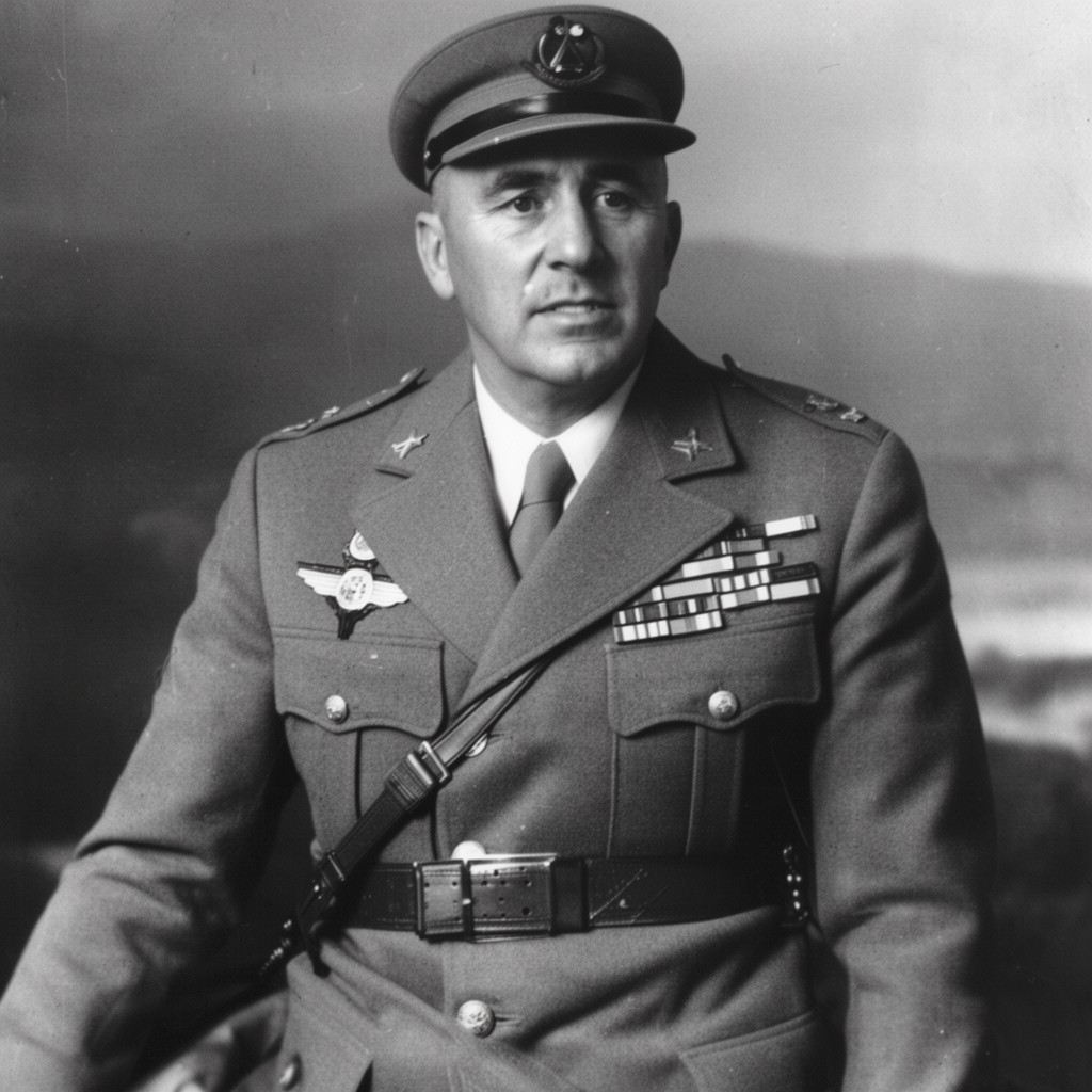 AI-generated illustration of Harold Alexander