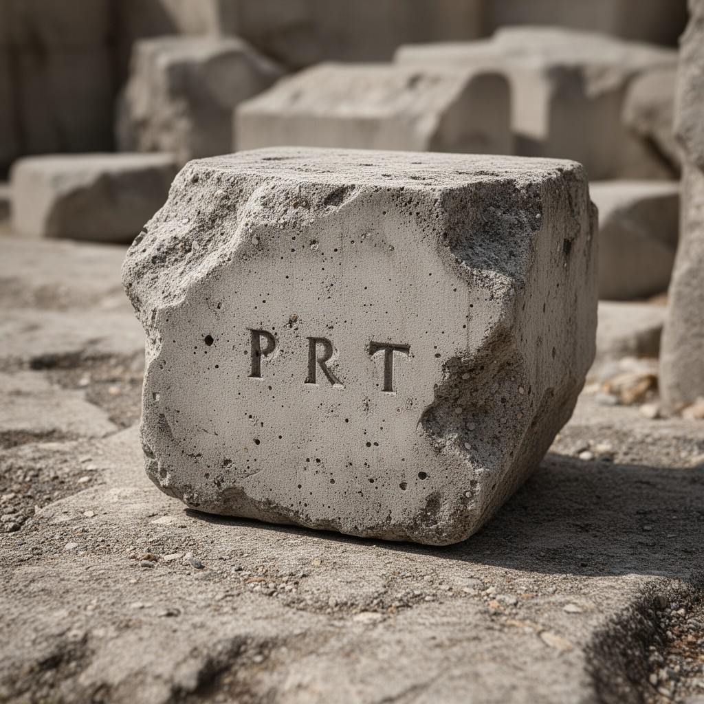 AI-generated illustration of Roman concrete