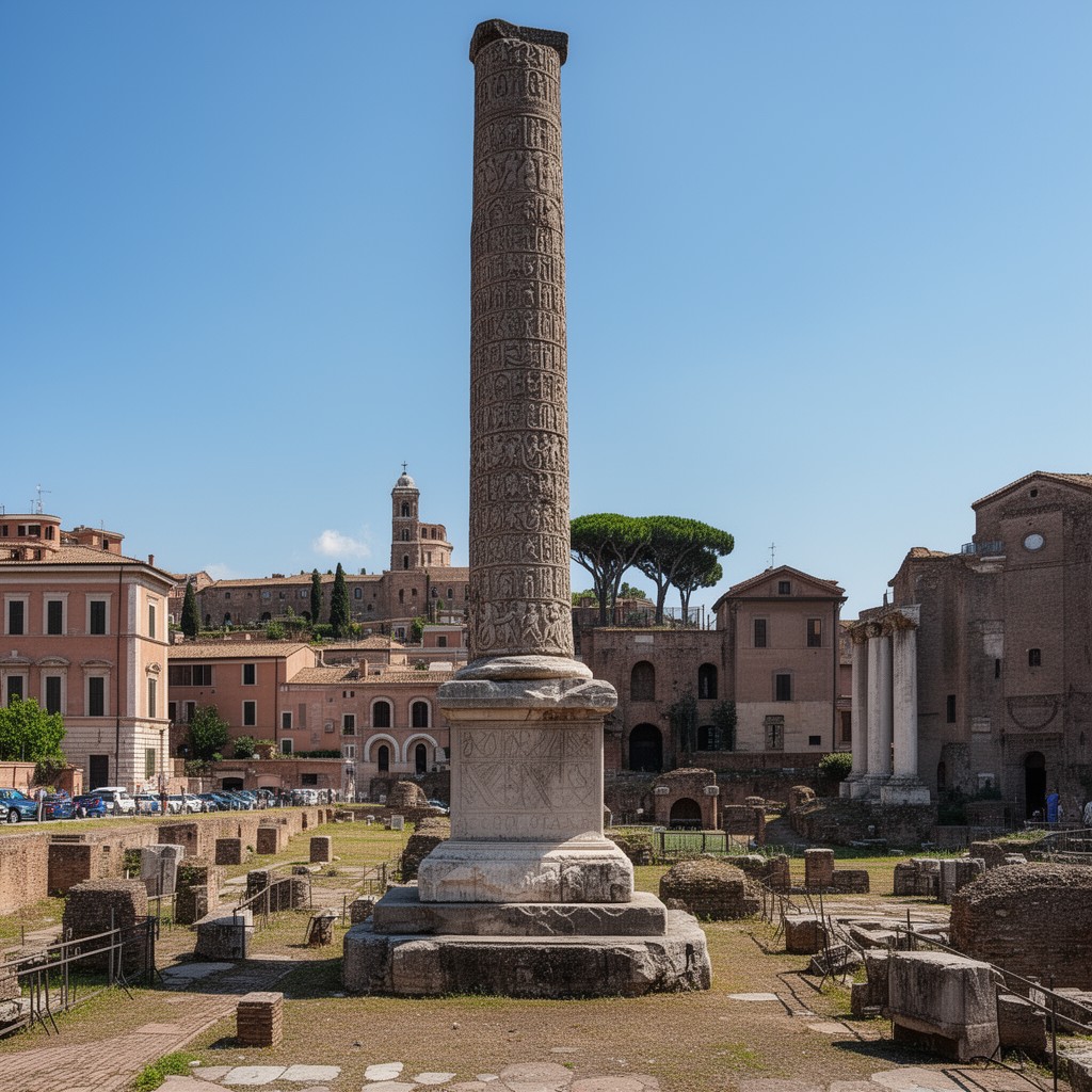 AI-generated illustration of Column of Phocas