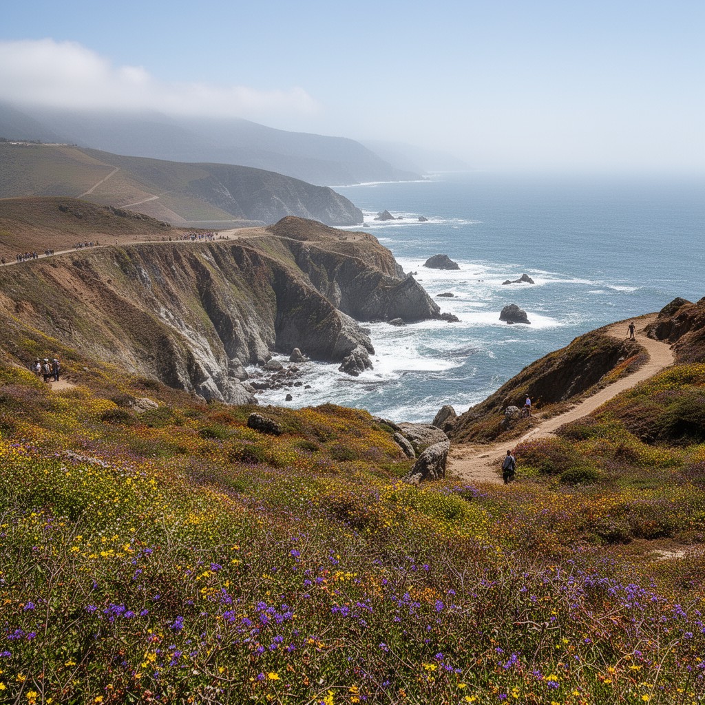 AI-generated illustration of Garrapata State Park
