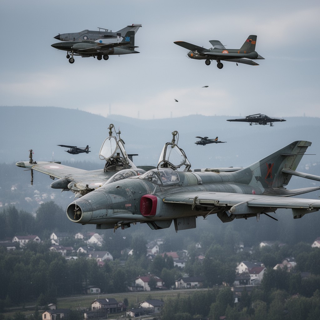 AI-generated illustration of Polish Air Force