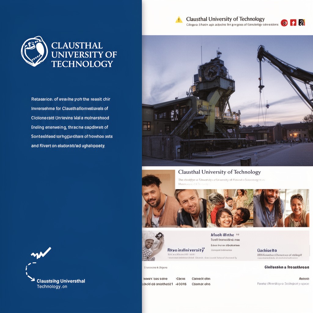 AI-generated illustration of Clausthal University of Technology
