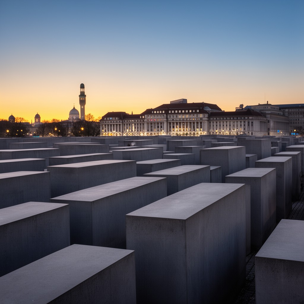 AI-generated illustration of MemorialToTheMurderedJewsOfEurope